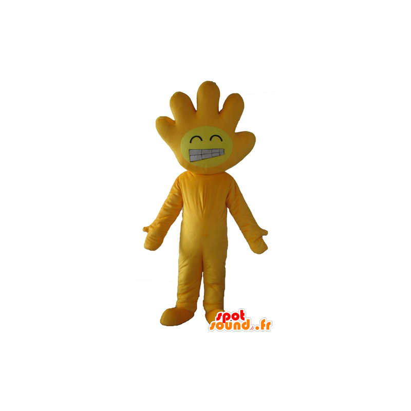 Mascota Amarillo, con la mano en forma de cabeza - MASFR24420 - Mascotas sin clasificar