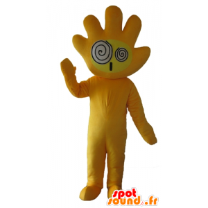 Mascotte mano Giallo, gigante, divertente - MASFR24421 - Mascotte non classificati