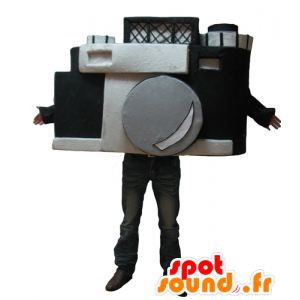 Mascote câmera, preto e branco, gigante - MASFR24424 - objetos mascotes