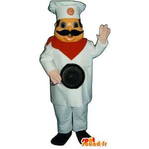 Cabeça da mascote do cozinheiro personalizável. Costume Chief - MASFR006693 - Mascotes homem