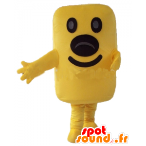 Amarillo mascota de muñeco de nieve gigante con forma de rectángulo - MASFR24459 - Mascotas sin clasificar