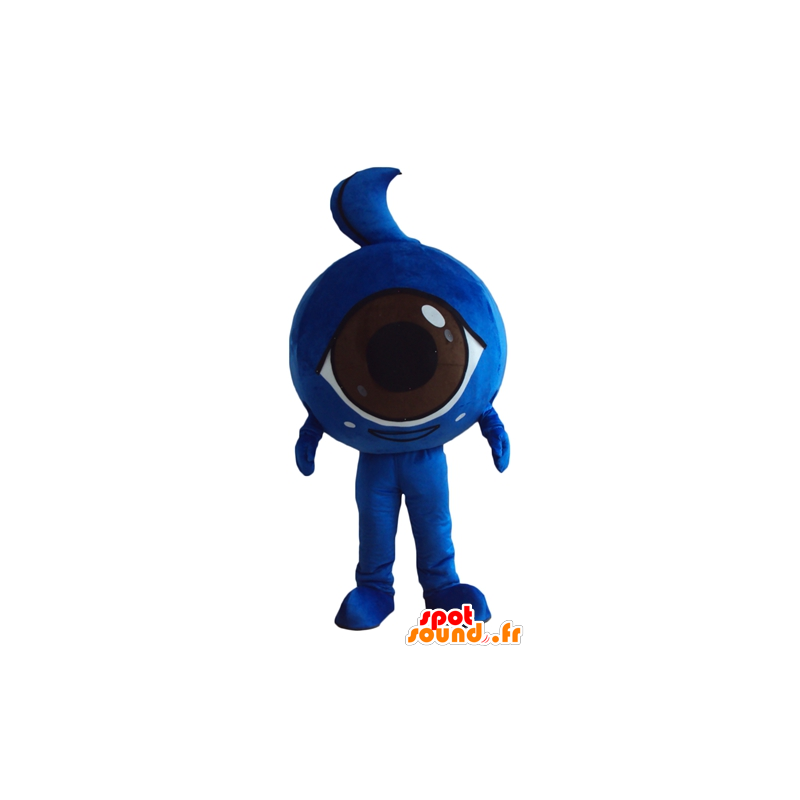 Mascot olho gigante, azul todo e bonito - MASFR24462 - Mascotes não classificados