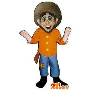 Cowboy maskotti. Länsi Costume - Maskotteja mies - MASFR006695 - SpotSound.fr
