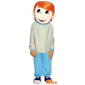 Mascot chico pelirrojo en pijama - todos los tamaños - MASFR006696 - Chicas y chicos de mascotas