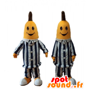 Bananas en pijamas mascotas, dibujo animado australiano - MASFR24480 - Mascota de la fruta