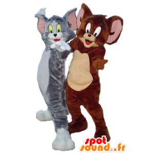 Tom og Jerry maskot, kjente figurer fra Looney Tunes - MASFR24489 - Mascottes Tom and Jerry