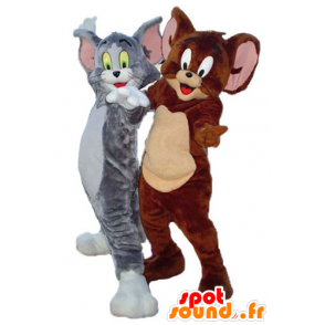 Tom e Jerry mascote, personagens famosos de Looney Tunes - MASFR24489 - Mascottes Tom and Jerry