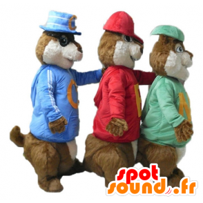 3 ekorren maskotar, Alvin och jordegern - Spotsound maskot