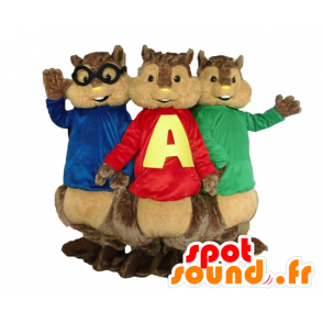 3 ekorren maskotar, Alvin och jordegern - Spotsound maskot