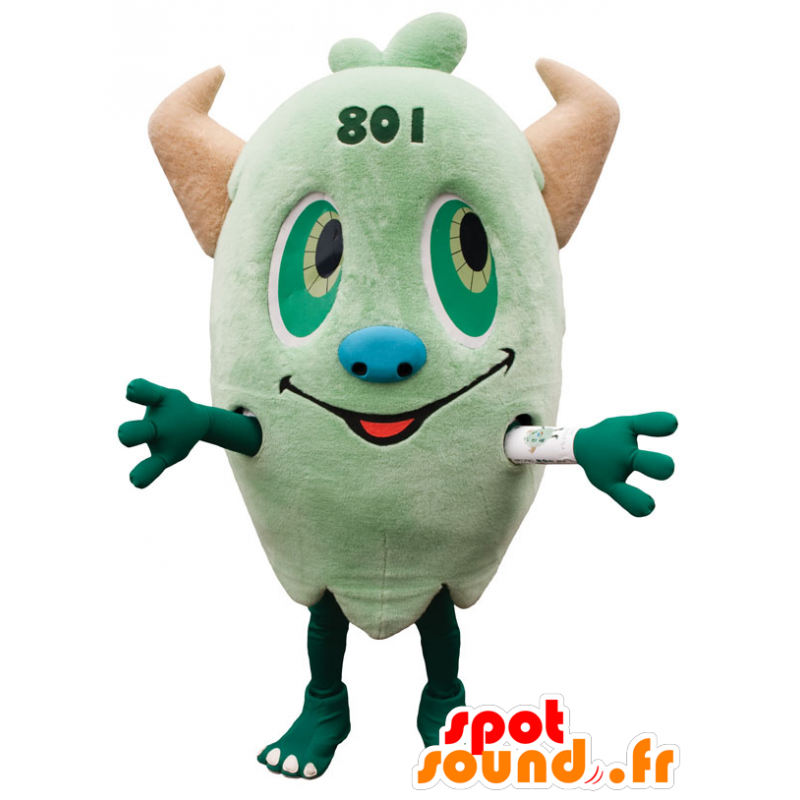 Mascot 801-Chan, little green monster Kyoto - MASFR25000 - Yuru-Chara Japanese mascots