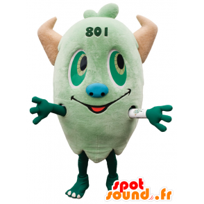 Mascot 801-Chan, kleine grüne Monster, Kyoto - MASFR25000 - Yuru-Chara japanischen Maskottchen