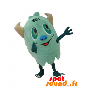 Mascot af 801-Chan, lille grønt monster i Kyoto - Spotsound