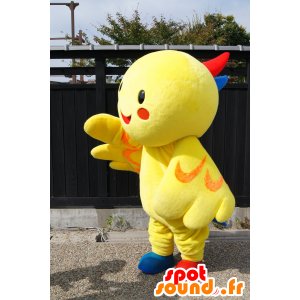 Mascot Haba-Tan, pájaro amarillo gigante - MASFR25001 - Yuru-Chara mascotas japonesas