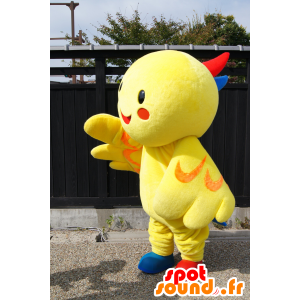 Mascotte Haba-Tan, gigante uccello giallo - MASFR25001 - Yuru-Chara mascotte giapponese