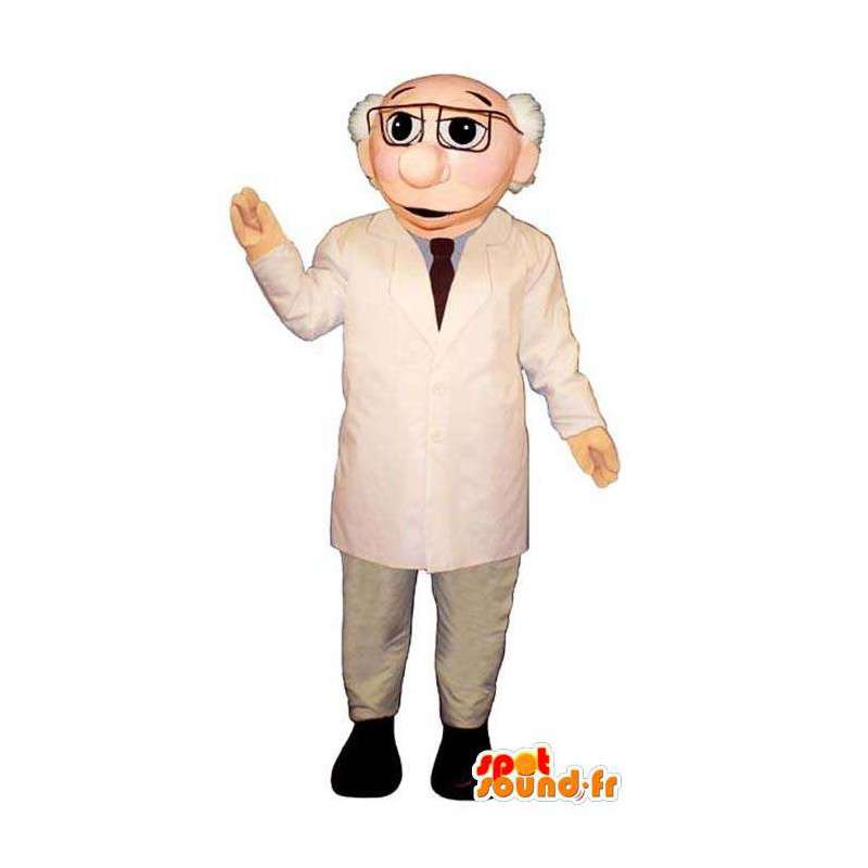 Mascot leraar, wetenschapper. wetenschappelijke Costume - MASFR006706 - man Mascottes
