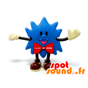 Mascotte Blue Star, con un arco cravatta rossa - MASFR25011 - Yuru-Chara mascotte giapponese