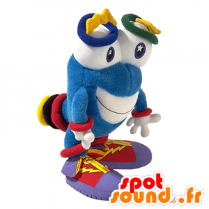 Izzy mascot, blue alien the Olympics in 1996 in Atlanta - MASFR25012 - Yuru-Chara Japanese mascots