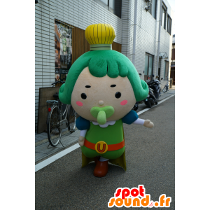 Mascot Chama Oji, kuningas kuningaskunnan chachi - MASFR25028 - Mascottes Yuru-Chara Japonaises