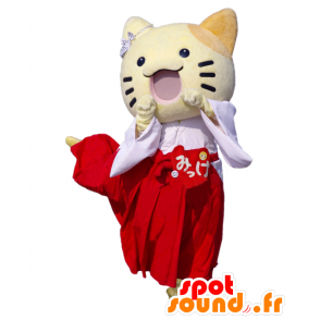 Mascotte de Sanomaru, petit chat jaune de la ville d'Osaka - MASFR25047 - Mascottes Yuru-Chara Japonaises