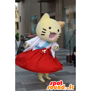 Sanomaru maskot, liten gul katt från staden Osaka - Spotsound
