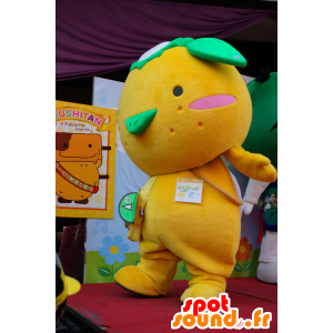 Big bird mascot orange, canary, chick - MASFR25062 - Yuru-Chara Japanese mascots