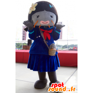 Mascot Niko-Chan, grå fisk, Ibaraki byen - MASFR25064 - Yuru-Chara japanske Mascots