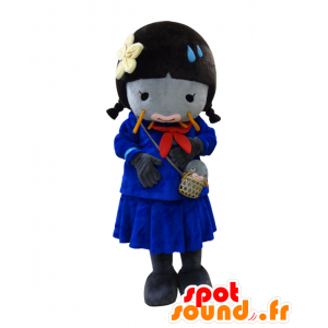 Mascot Niko-Chan, peixe cinza, cidade Ibaraki - MASFR25064 - Yuru-Chara Mascotes japoneses
