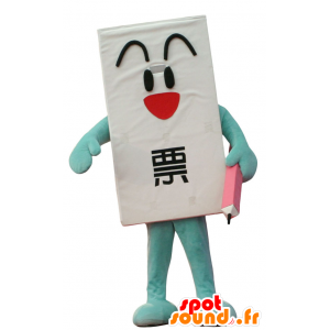Μασκότ Ippyo-Kun γίγαντας ψηφοφορία με ένα μολύβι - Ιαπωνικές μασκότ Yuru-Chara - MASFR25068 - SpotSound.fr