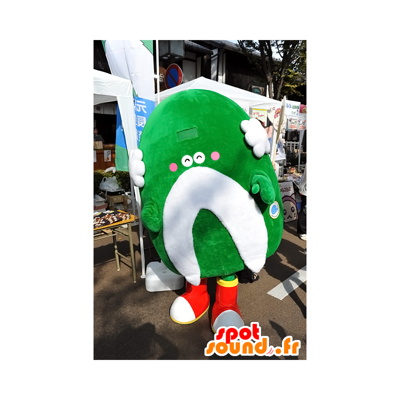 Bigode mascote verde e Awaji-i Hyogo Prefecture - MASFR25072 - Yuru-Chara Mascotes japoneses