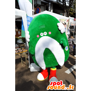 Mascotte verte et moustachue d'Awaji-i de la préfecture de Hyogo - MASFR25072 - Mascottes Yuru-Chara Japonaises