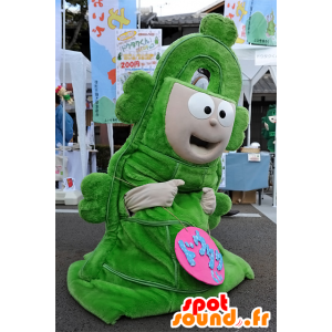 Mascot Dotaku-kun, aguja verde gigante, Yasu City - MASFR25074 - Yuru-Chara mascotas japonesas