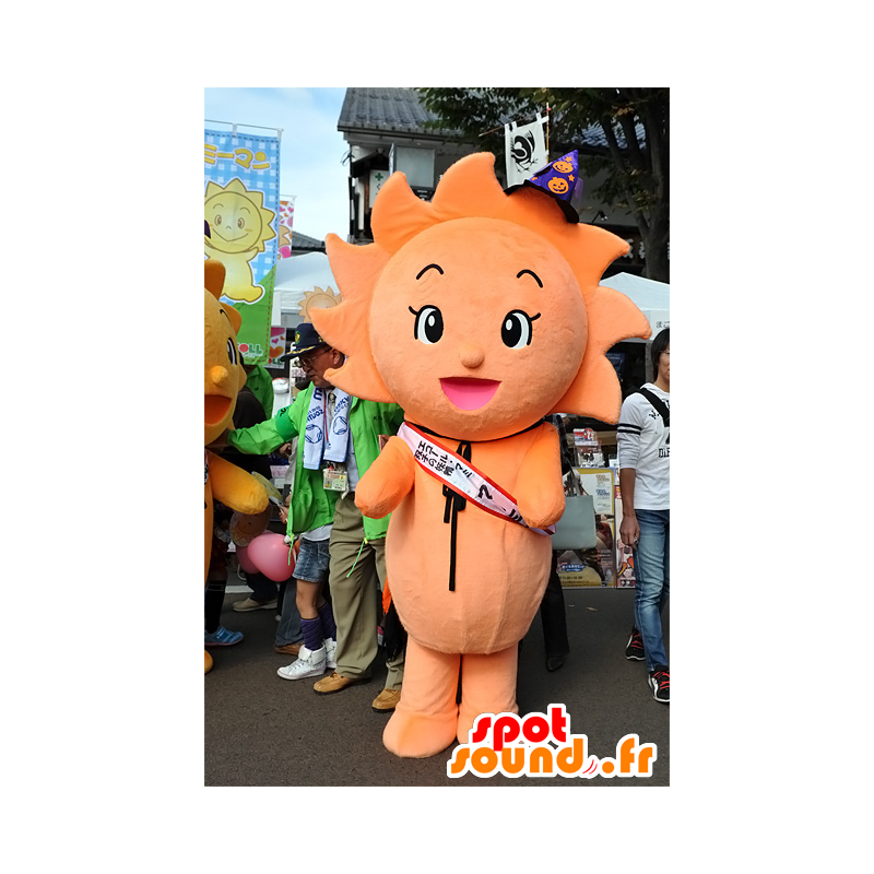 Mascot My-min, fiori d'arancio, il sole, molto carino e colorato - MASFR25081 - Yuru-Chara mascotte giapponese