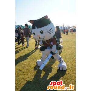 Nyajiro mascot, black and white cat Akita - MASFR25082 - Yuru-Chara Japanese mascots