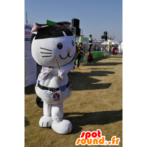 Nyajiro mascot, black and white cat Akita - MASFR25082 - Yuru-Chara Japanese mascots