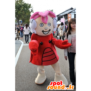 Mascot Ñ -Manbaku, menina com um lagostim terno - MASFR25083 - Yuru-Chara Mascotes japoneses