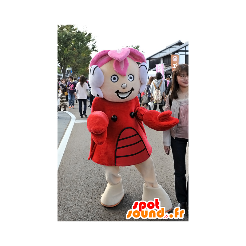 Mascot Ñ -Manbaku, meisje met een pak rivierkreeft - MASFR25083 - Yuru-Chara Japanse Mascottes