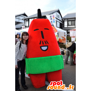 Mascotte de Terebi-Tosan, antenne Télé rouge de Sapporo - MASFR25084 - Mascottes Yuru-Chara Japonaises