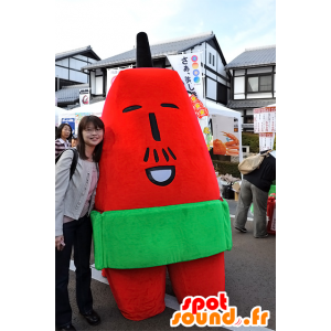 Mascot Terebi-Tosan, antena de TV de Sapporo vermelho - MASFR25084 - Yuru-Chara Mascotes japoneses