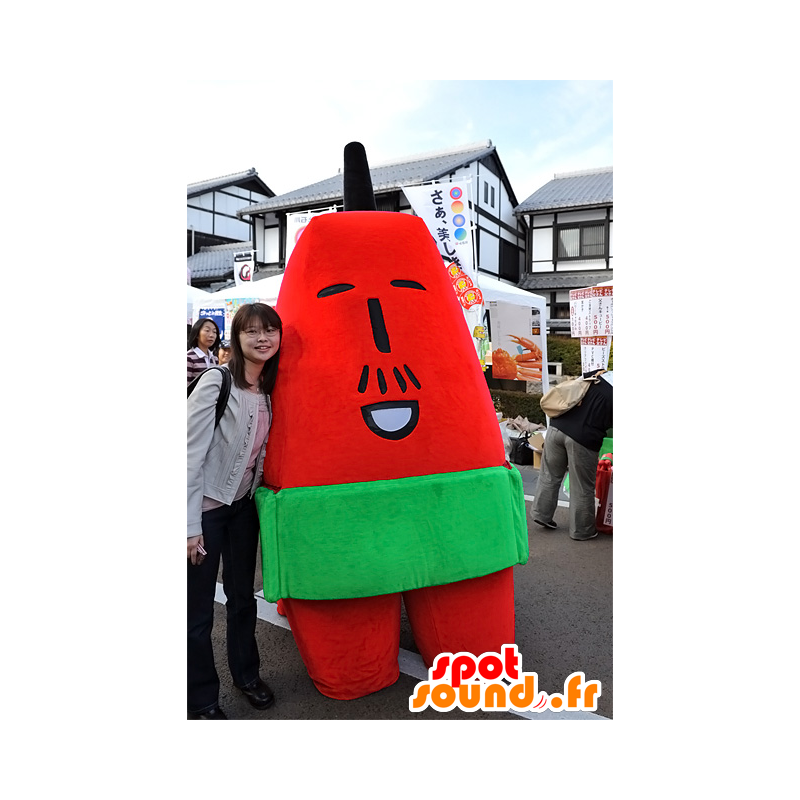 Mascotte de Terebi-Tosan, antenne Télé rouge de Sapporo - MASFR25084 - Mascottes Yuru-Chara Japonaises