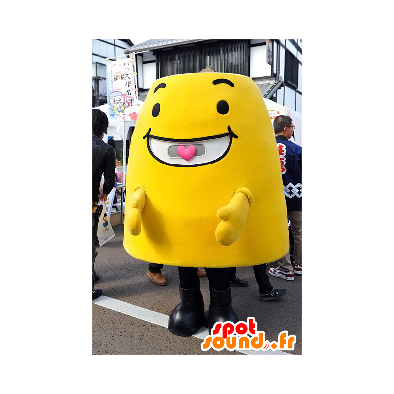 Mascotte Noto-Don, uomo giallo, tutto sorrisi Ishikawa - MASFR25085 - Yuru-Chara mascotte giapponese