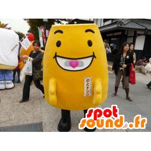 Mascot Noto-Don, yellow man, all smiles Ishikawa - MASFR25085 - Yuru-Chara Japanese mascots