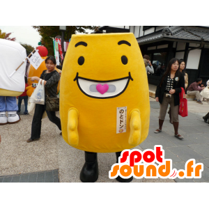 Mascotte Noto-Don, uomo giallo, tutto sorrisi Ishikawa - MASFR25085 - Yuru-Chara mascotte giapponese