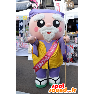 Mascot Hustle-Komon, old Japanese man, Ibaraki - MASFR25087 - Yuru-Chara Japanese mascots