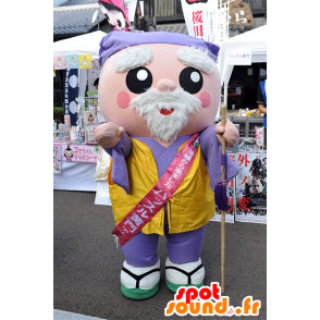 Mascot Hustle-Komon, gammel japansk mand, Ibaraki - Spotsound