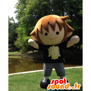 Tabo-Kun mascot, little brown boy from the town of Shiga - MASFR25090 - Yuru-Chara Japanese mascots