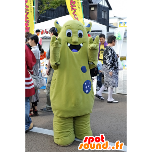 Green monster mascot, mascot From Helsinki in Finland - MASFR25091 - Yuru-Chara Japanese mascots