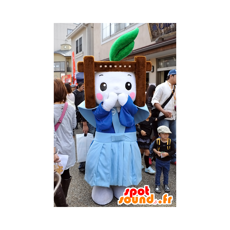 Φούκου-Chan μασκότ του Ναγκάνο Πόλη - MASFR25094 - Yuru-Χαρά ιαπωνική Μασκότ
