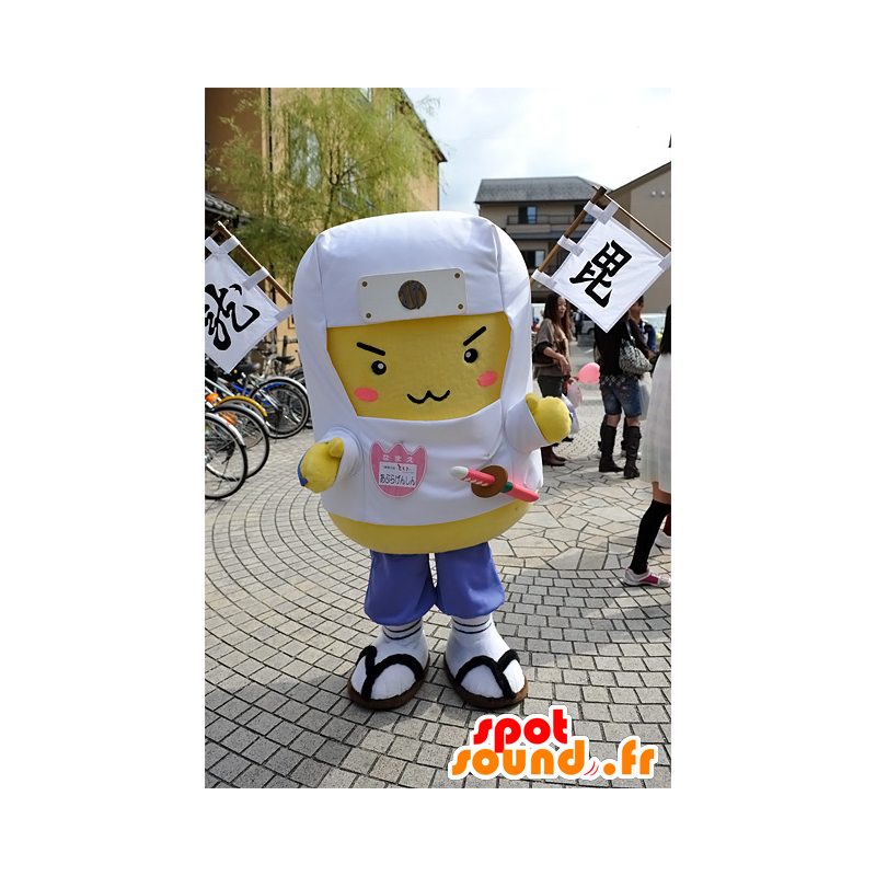 Aburagenshin mascot, yellow and white man Niigata - MASFR25095 - Yuru-Chara Japanese mascots