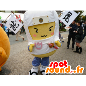 Aburagenshin mascot, yellow and white man Niigata - MASFR25095 - Yuru-Chara Japanese mascots