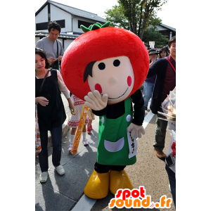 Mascot Piakky tuinman met een tomaat, Nagoya - MASFR25098 - Yuru-Chara Japanse Mascottes